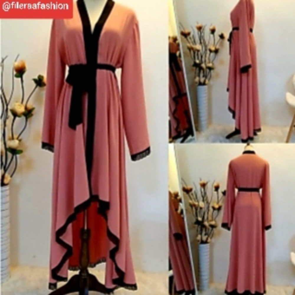 Women front open dress